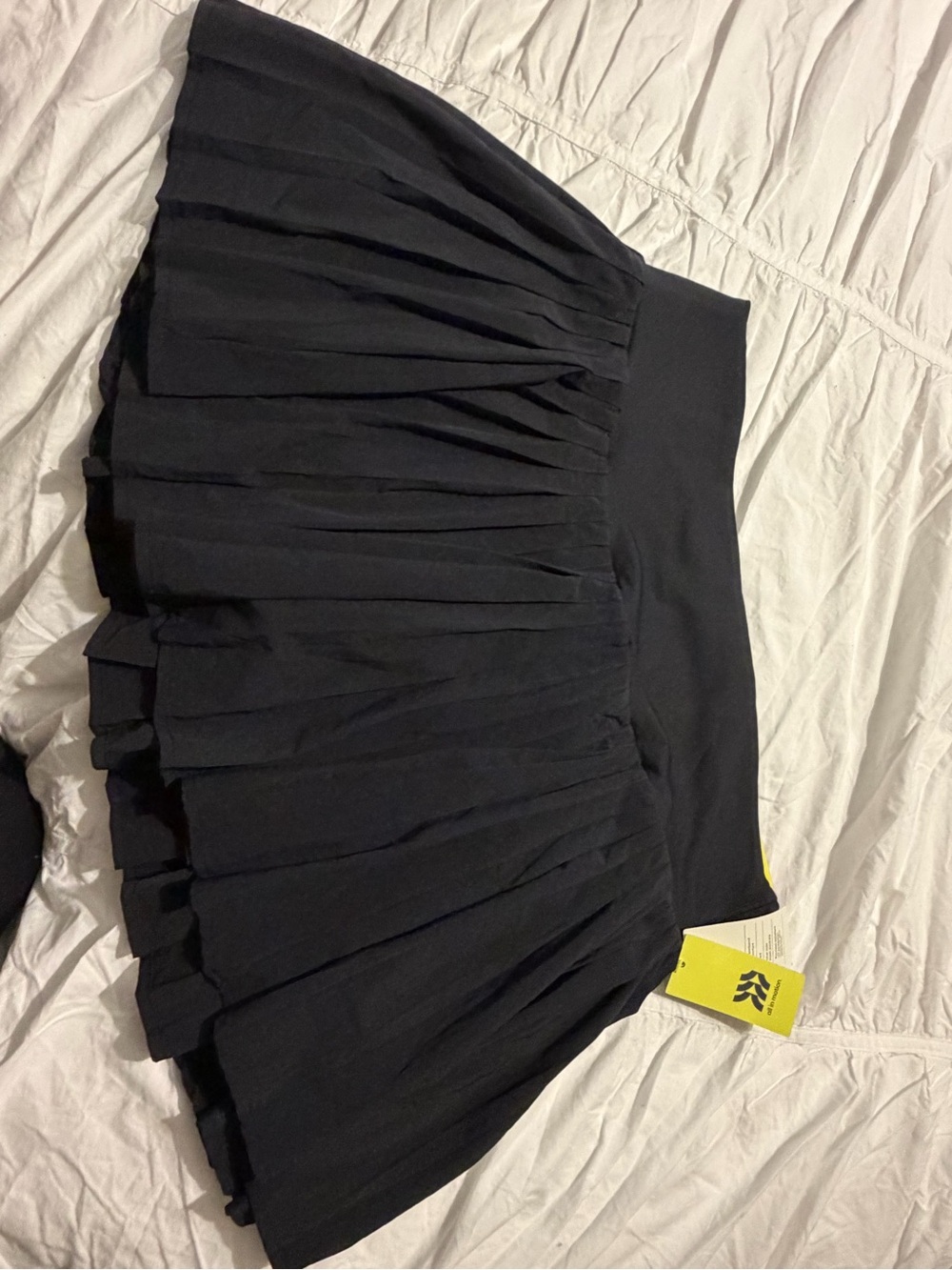 Black Pleated tennis Skirt with built in shorts